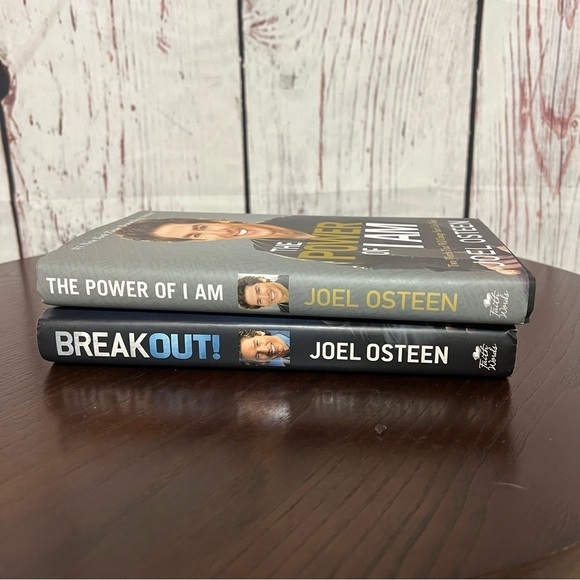 JOEL OSTEEN motivational hardbound books lot of 2. Break Out & The Power of I am - Picture 4 of 4